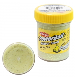 Паста Berkley PowerBait Natural Scent Trout Bait (Чеснок/желтый)