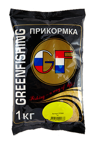 Прикормка GREENFISHING GF Карп/Карась Конопля (1 кг)