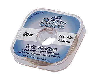 Леска SUFIX Ice Magic Platinum 30m d=0,155mm
