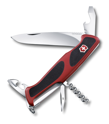 Нож Victorinox RangerGrip 68, 130 мм, 11 функций, красный с черным*