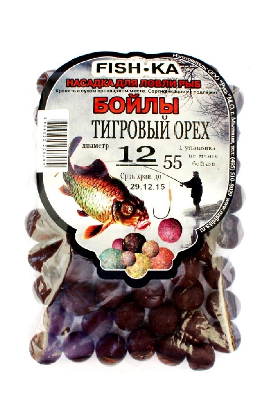 Бойлы Fishka (орех) 12мм