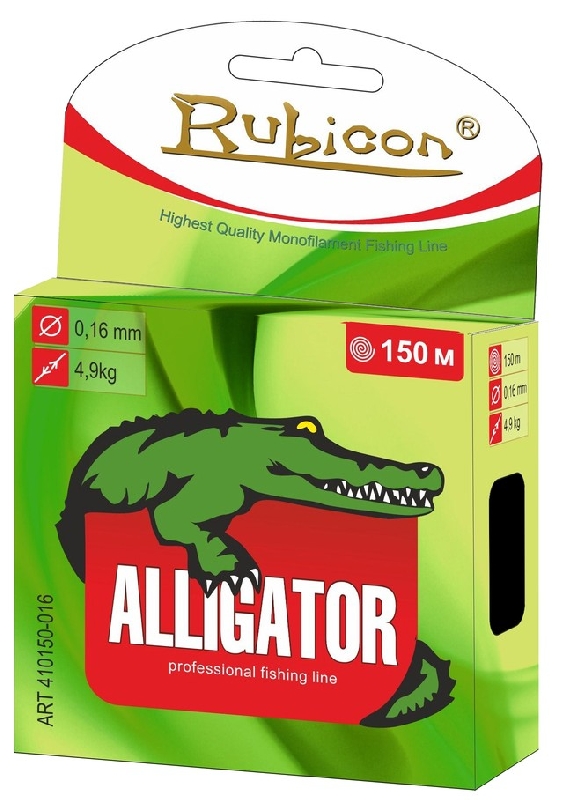 Леска RUBICON Alligator 150m  d=0,18mm (dark green)