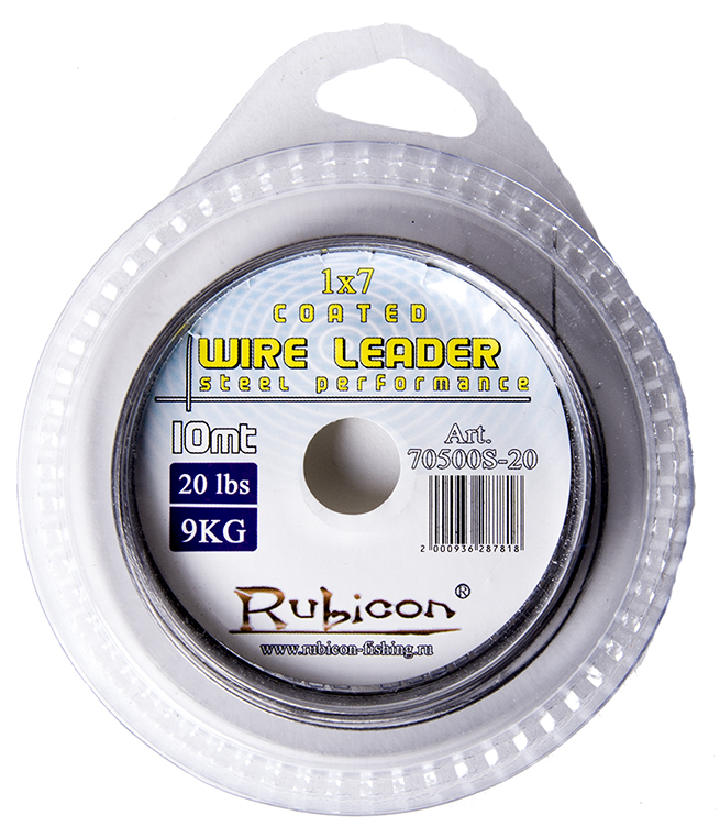 Поводочный материал RUBICON Nylon Coated Wire 10m, 20lb