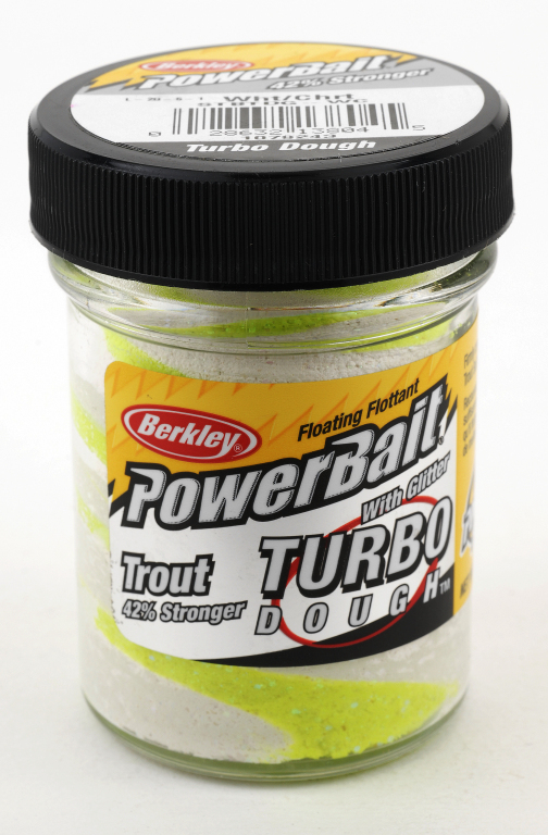 Паста Berkley Powerbait Turbo Dough (Белый/шартрез)