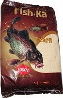 Прикормка FISH.KA Карп (шоколад) 1000гр гранулы
