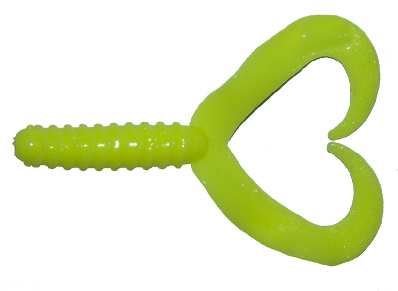 Съедобная силиконовая приманка RUBICON Power Bait TWISTER-TUBE-SC, 55mm, цвет 045  (10 шт)