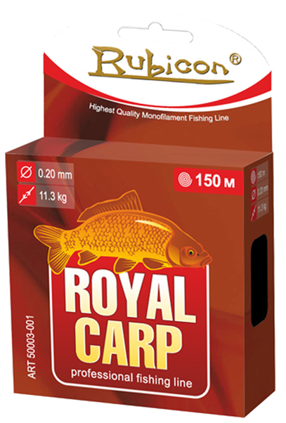 Леска RUBICON Royal Carp 150m d=0,20mm (brown)