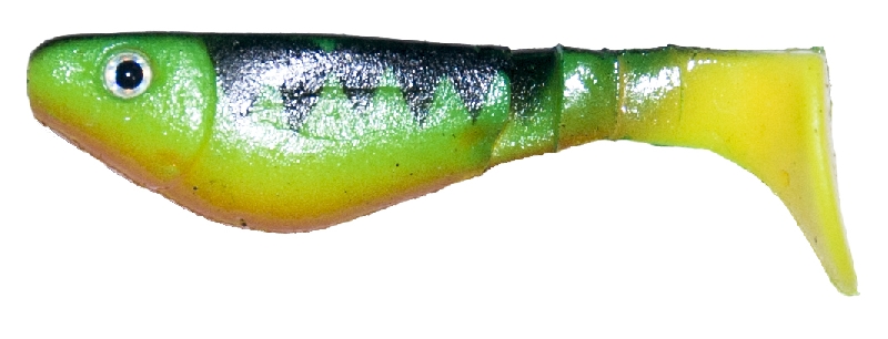 Съедобная силиконовая приманка RUBICON Power Bait RIPPER-SHAD, 50mm, цвет P165  (10 шт)