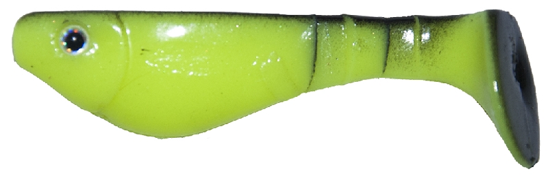 Съедобная силиконовая приманка RUBICON Power Bait RIPPER-SHAD, 50mm, цвет P158  (10 шт)