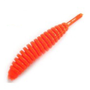 Съедобная резина TROUT ZONE Ribber Pupa 1,8" Оранжевый (Краб)