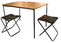Набор мебели РИФ "Дуэт" (стол+2 стула) 800х550 мм