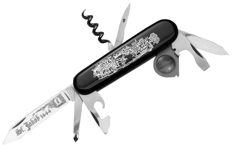 Нож Victorinox St. Jakob LE, коллекционный, 91 мм, 15 функций, черный (подар. упаковка)
