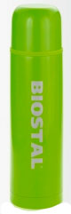 Термос BIOSTAL NB1000C-G с двойной колбой цветной зеленый (узкое горло)