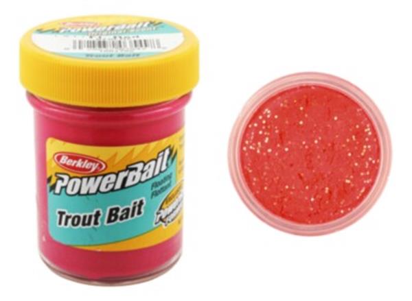 Паста Berkley Powerbait Biodegradable Trout Bait (Флуоресцентный красный)