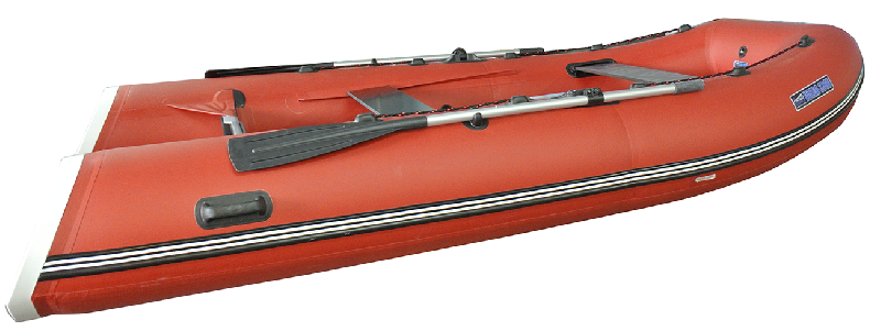 Лодка моторная с килем и сланью Волга М330V с подвижным сидением