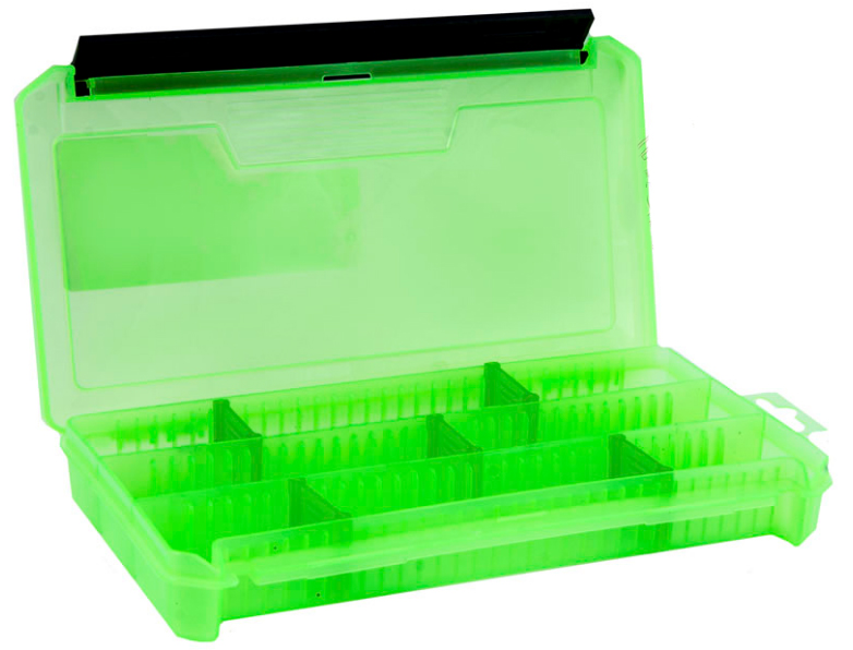 Коробка для приманок КДП-2 230х115х35 мм (зеленая)
