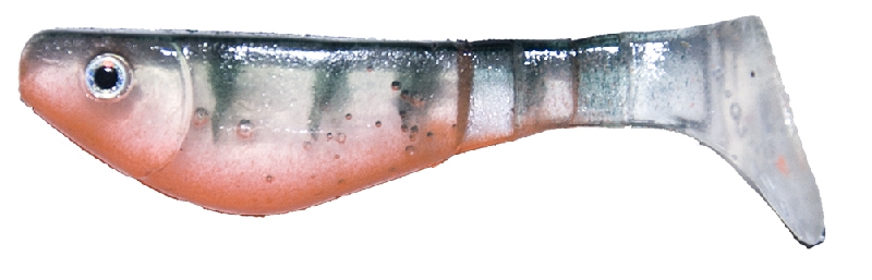 Съедобная силиконовая приманка RUBICON Power Bait RIPPER-SHAD, 50mm, цвет P141  (10 шт)