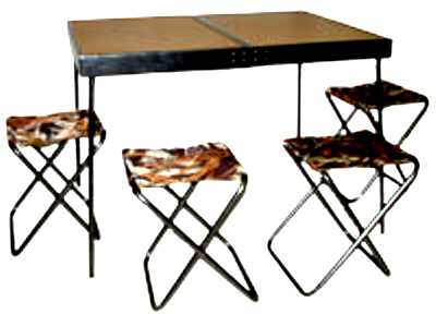 Набор мебели РИФ "Отдых" (стол+4 стула) 560x800 мм