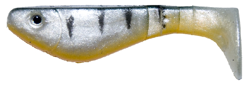 Съедобная силиконовая приманка RUBICON Power Bait RIPPER-SHAD, 50mm, цвет P142  (10 шт)