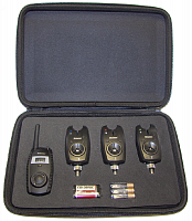 Электронный сигнализатор поклевки в кейсе RUBICON YL-12-3 (3 шт)