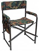 Кресло складное Кедр SK-02 с карманом на подлокотнике (56х57х50 см) сталь 22 мм