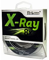 Леска плетеная X-Ray 8x 135m dark-green, 0,22 mm