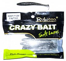 Съедобная силиконовая приманка RUBICON Crazy Bait SSDT 2.3g, 71mm, цвет 204 (8 шт)
