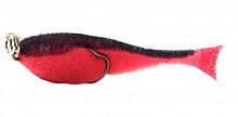 Рыба поролоновая с двойным кр.  8см красн/черн
