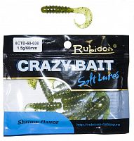 Съедобная силиконовая приманка RUBICON Crazy Bait CTD 1.5g, 60mm, цвет 030 (10 шт)
