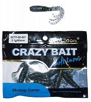 Съедобная силиконовая приманка RUBICON Crazy Bait CTF 2.1g, 60mm, цвет 007 (10 шт)
