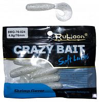 Съедобная силиконовая приманка RUBICON Crazy Bait MG 4.8g, 76mm, цвет 024 (6 шт)